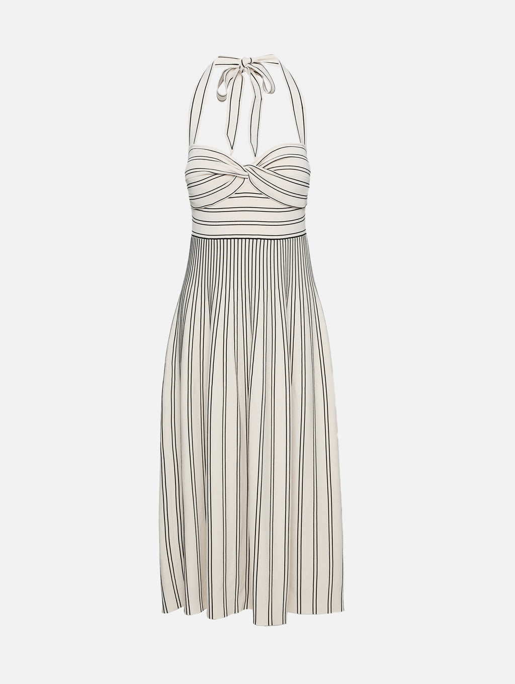 ZIMMERMANN Daylight Twist Midi Dress | Cream/Black