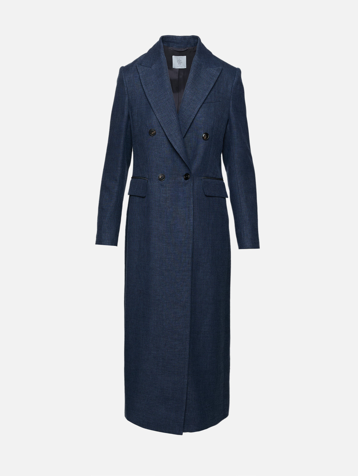 Duster Coat,ELEVENTY,NAVY,Image 1