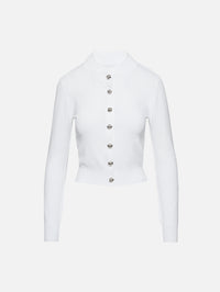 Aubrey Cardigan,BRANDON MAXWELL,OPTIC WHITE,Image 1