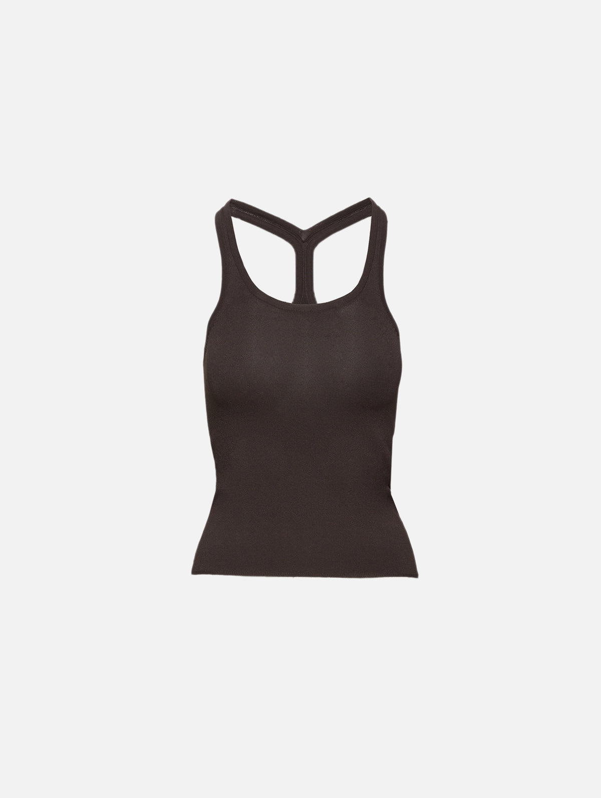 Raven Knit Tank,BRANDON MAXWELL,TRUFFLE,Image 1
