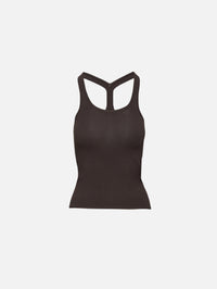 Raven Knit Tank,BRANDON MAXWELL,TRUFFLE,Image 1