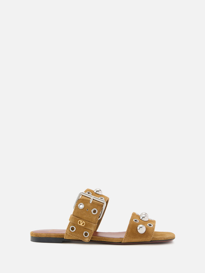 Buckle Sandal,VALENTINO GARAVANI,HAVANA BEIGE,Image 1