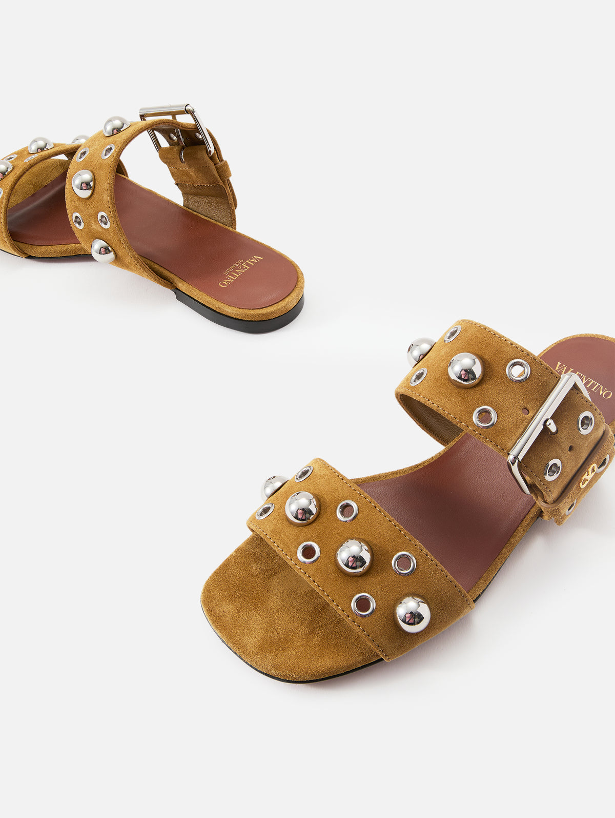 Buckle Sandal,VALENTINO GARAVANI,HAVANA BEIGE,Image 2