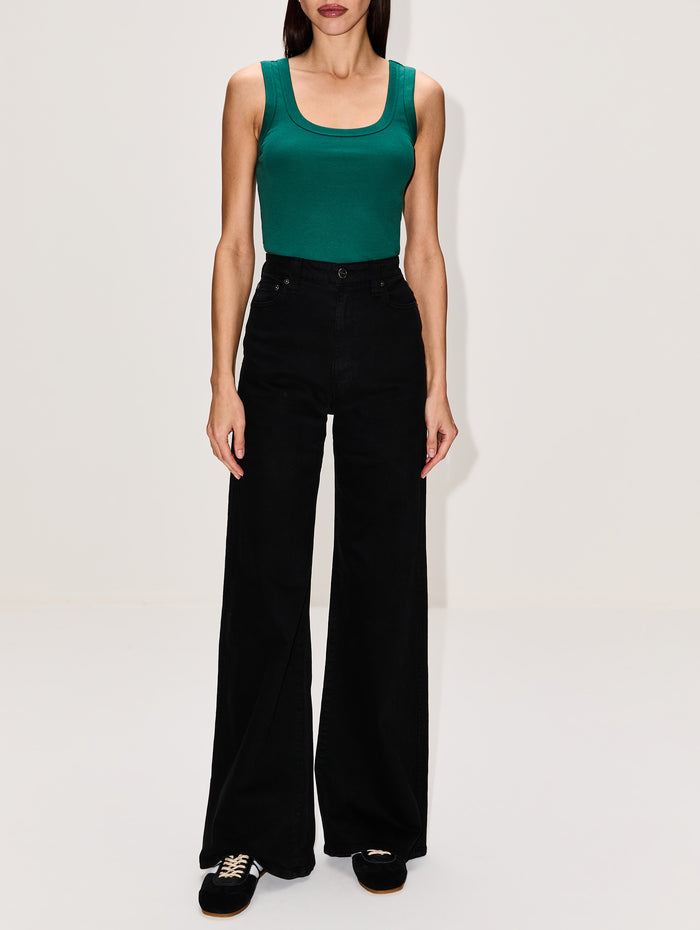 Hillie Tank,FLORE FLORE,EVERGREEN,Image 1