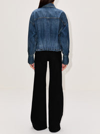 Leland Eyelet Shirt,BRANDON MAXWELL,DAKOTA WASH,Image 3