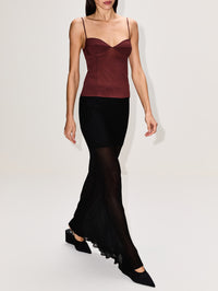 Mylen Skirt,AYA MUSE,BLACK,Image 3