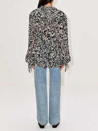 Catya Shirt,DRIES VAN NOTEN,BLACK,Image 3
