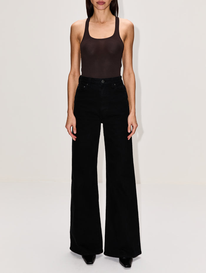 Raven Knit Tank,BRANDON MAXWELL,TRUFFLE,Image 1