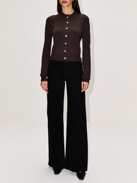 Aubrey Cardigan,BRANDON MAXWELL,TRUFFLE,Image 2