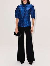 Sansi Top,GABRIELA HEARST,ELECTRIC BLUE,Image 2