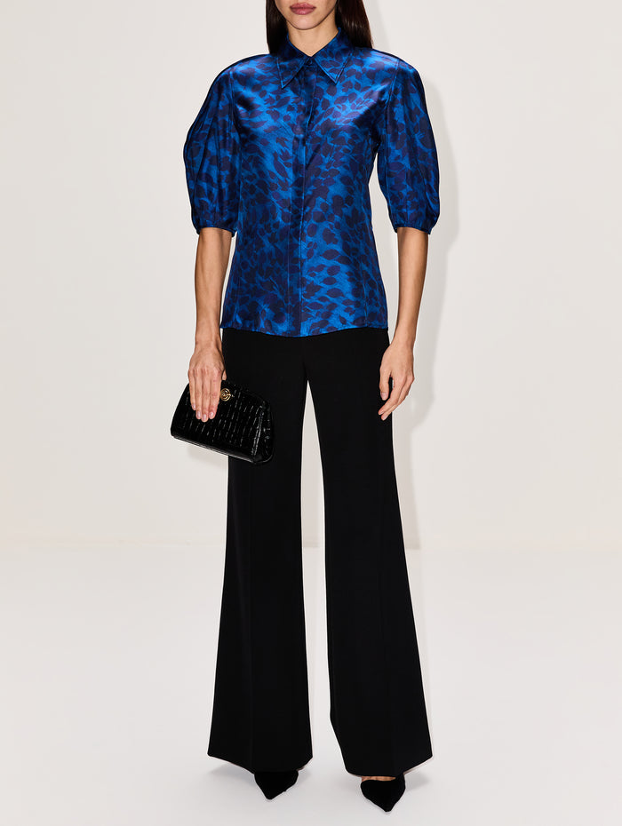 Sansi Top,GABRIELA HEARST,ELECTRIC BLUE,Image 1