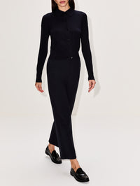 Jersey Trouser,MAX MARA,ULTRAMARINE,Image 3