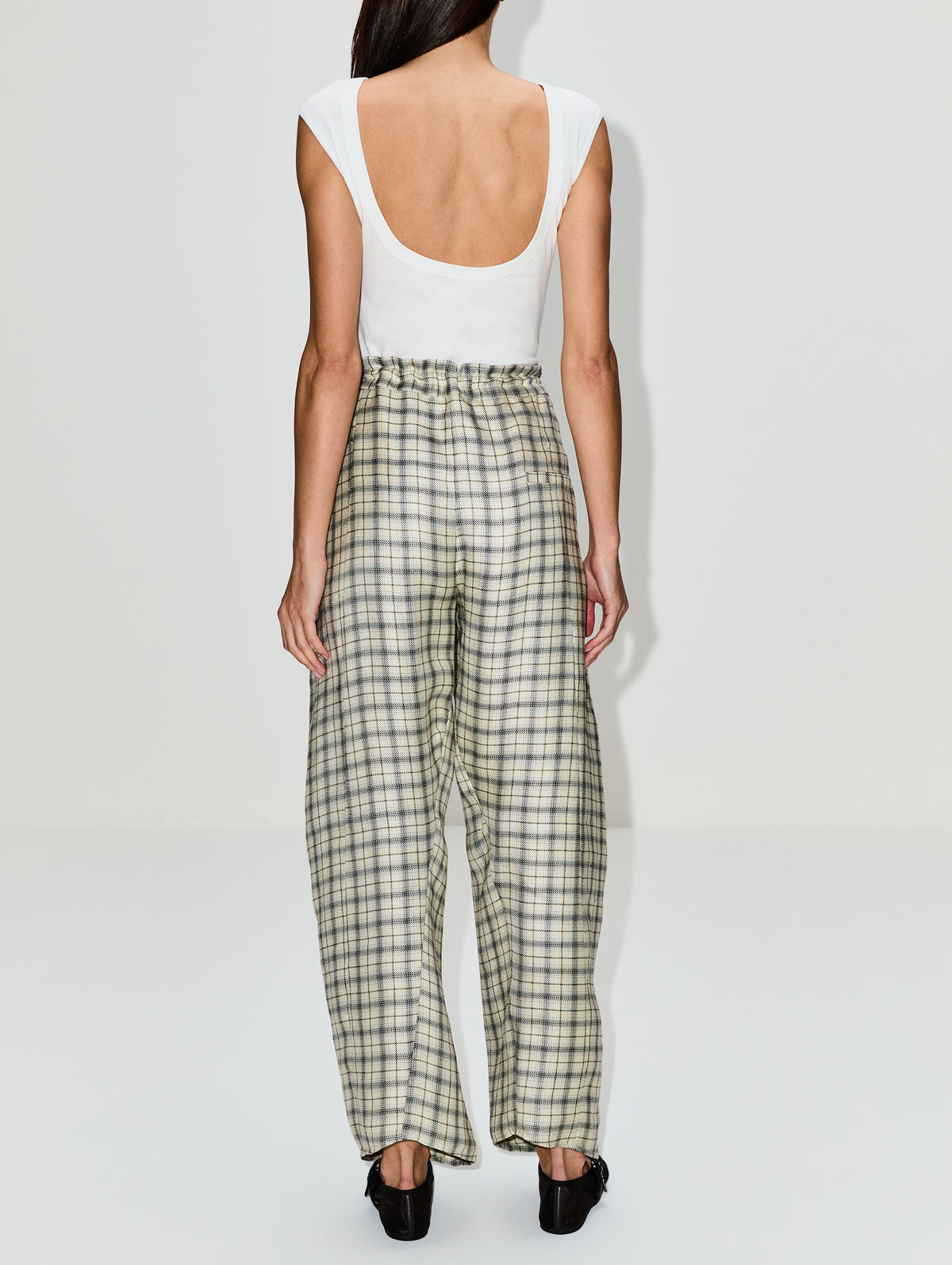 Clemence Pant,KALLMEYER,SPRUCE PLAID,Image 4