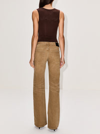 Jade Scoop Neck Tank,ELYSEWALKER LABEL,ESPRESSO,Image 3