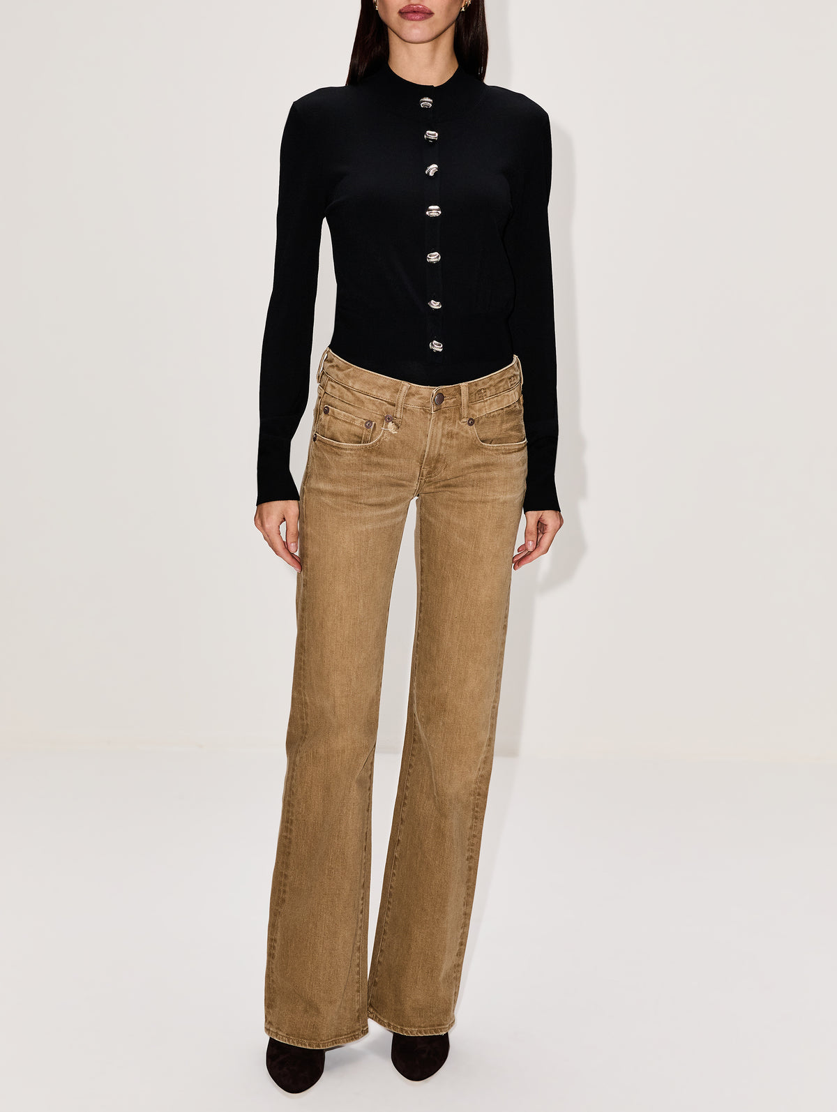 Aubrey Cardigan,BRANDON MAXWELL,BLACK,Image 2