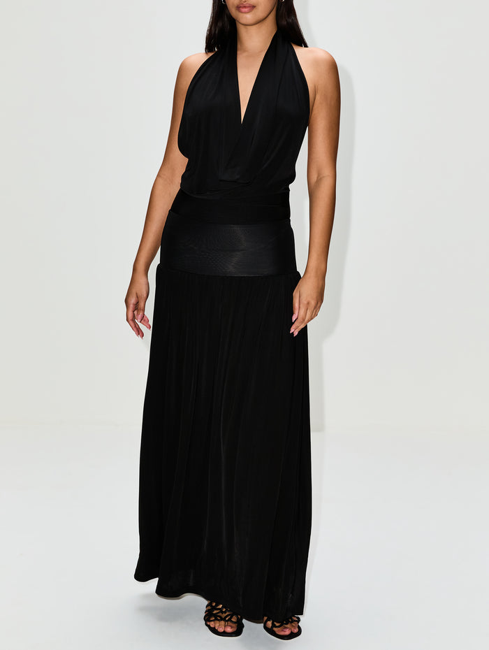 Spoe Dress,AYA MUSE,BLACK,Image 1