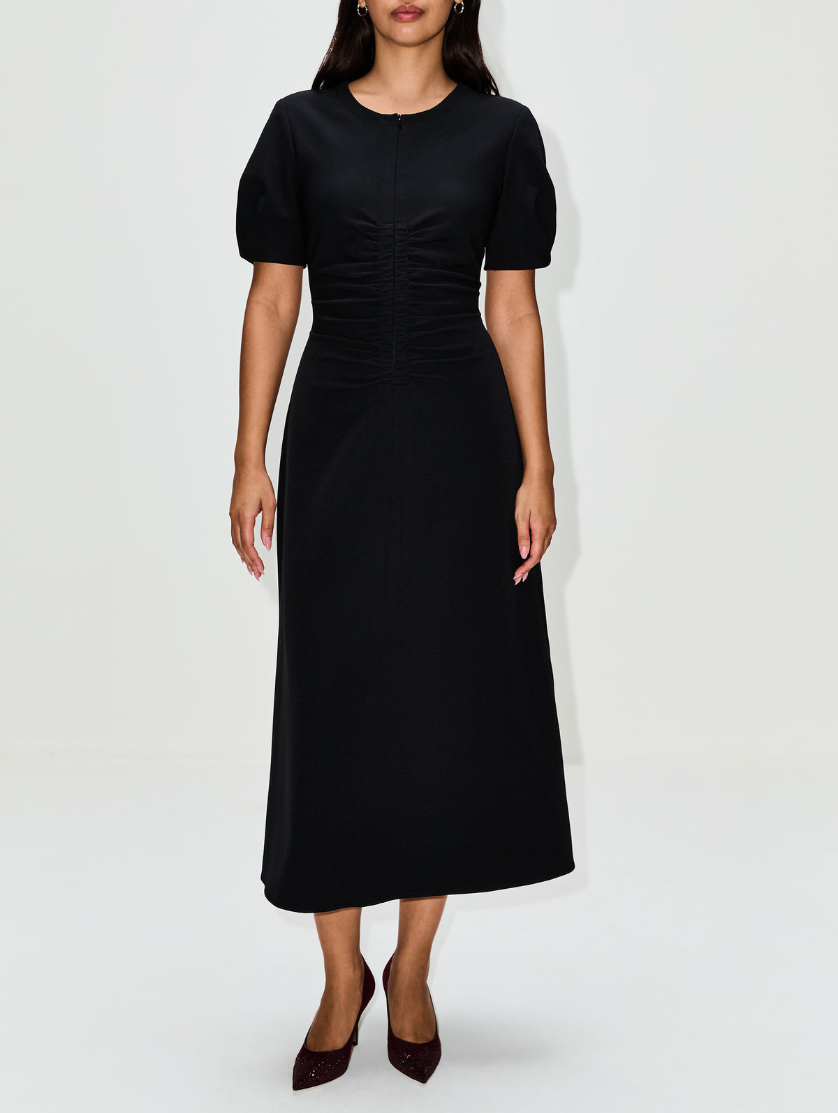 Noemi Dress,LA LIGNE,BLACK,Image 2