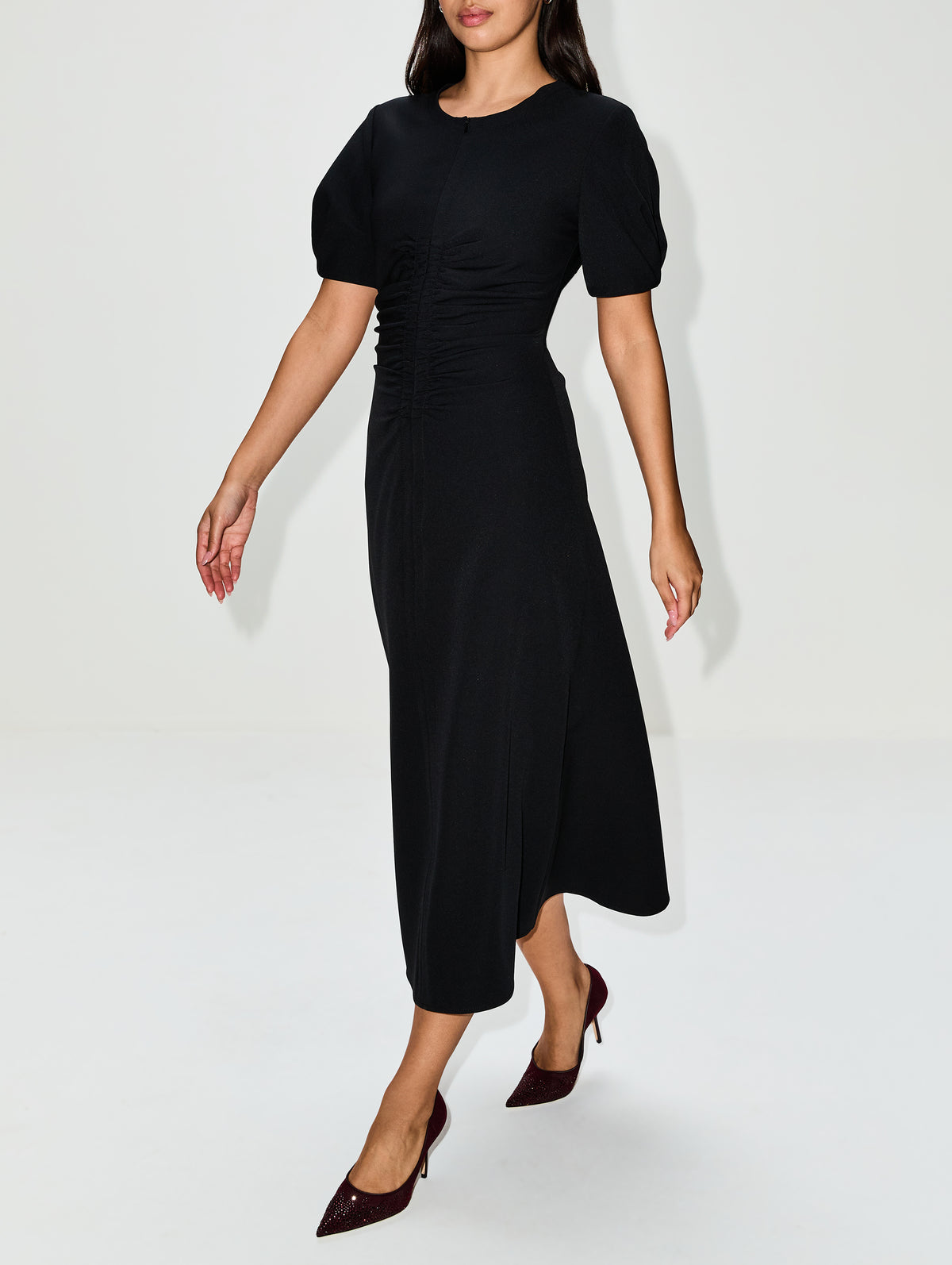 Noemi Dress,LA LIGNE,BLACK,Image 3