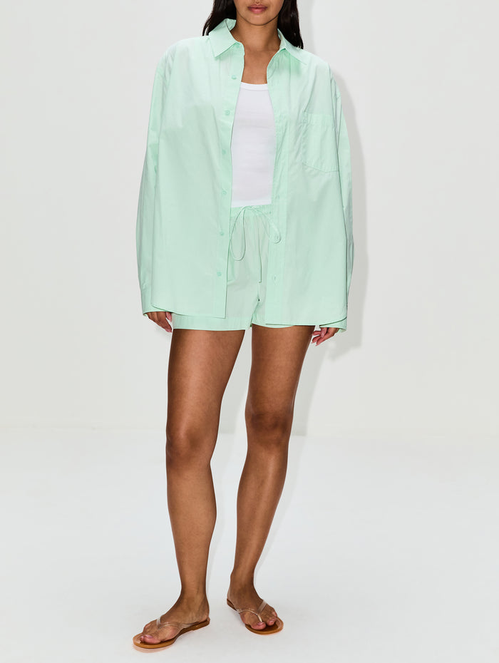 Relaxed Shirt,MATTEAU,MINT,Image 1