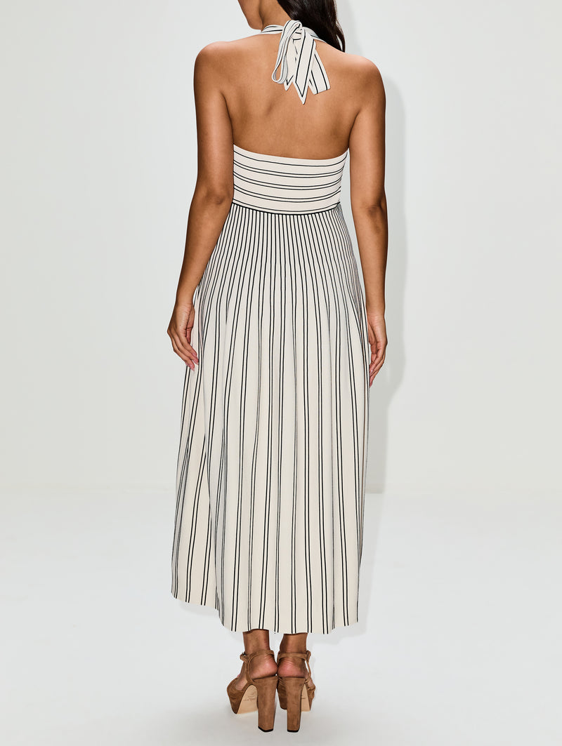 ZIMMERMANN Daylight Twist Midi Dress | Cream/Black | Size 0 ZIMMERMANN Daylight Twist Midi Dress | Cream/Black | Size 0