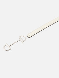 Reversible Horsebit Belt,GUCCI,MYSTIC WHITE,Image 3