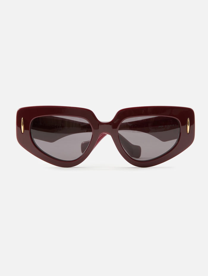 Anagram Sunglasses,LOEWE EYEWEAR,MAROON,Image 1