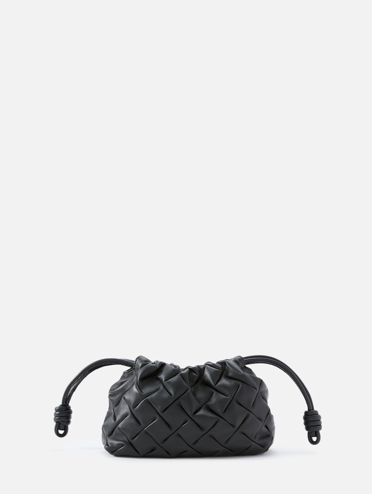 Mini Flamenco Purse,LOEWE,BLACK,Image 3