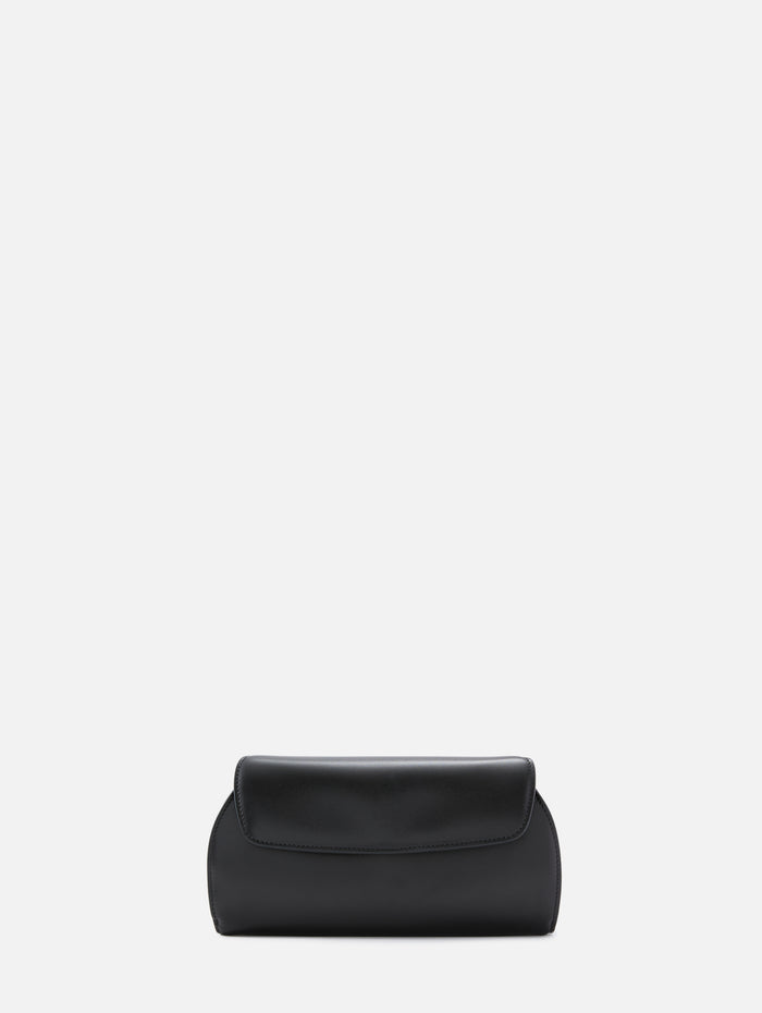 Curved Clutch,THE ROW,BLACK,Image 1