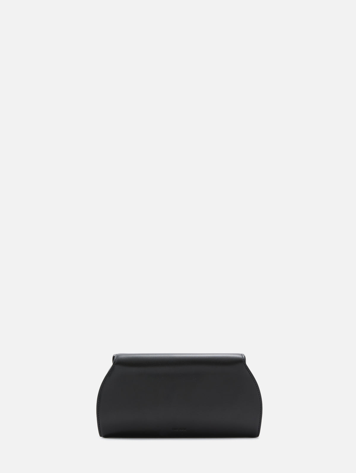 Curved Clutch,THE ROW,BLACK,Image 2