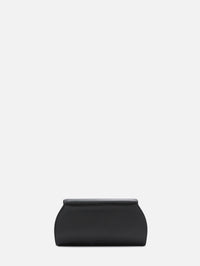 Curved Clutch,THE ROW,BLACK,Image 2