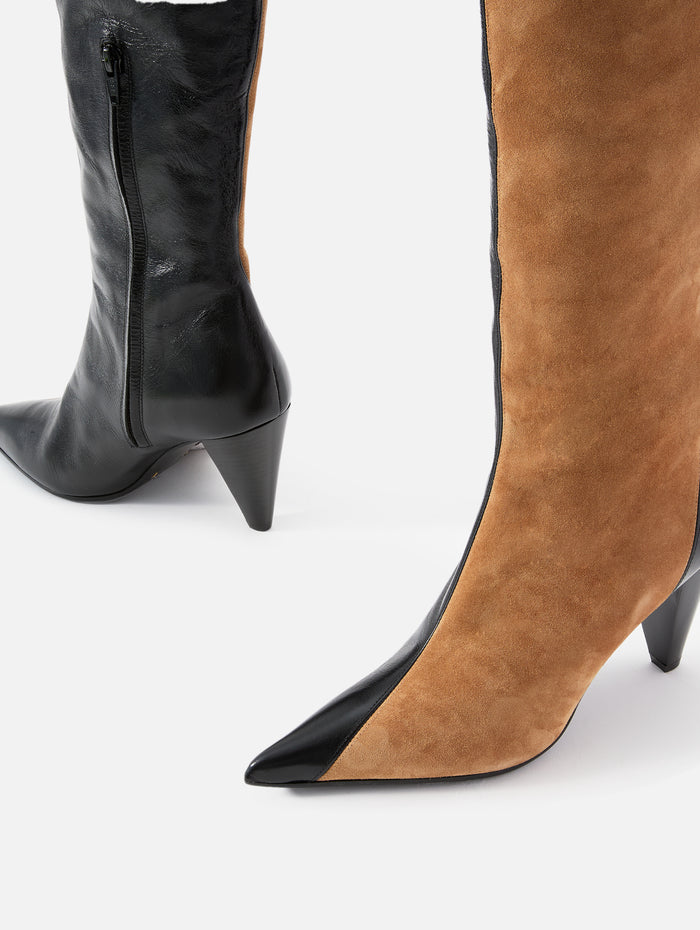 Harvey Boot 85mm,KHAITE,TOBACCO/BLACK,Image 1