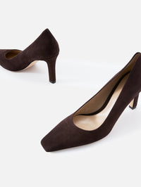 Carla Pump 80mm,THE ROW,LACQUER BROWN,Image 2