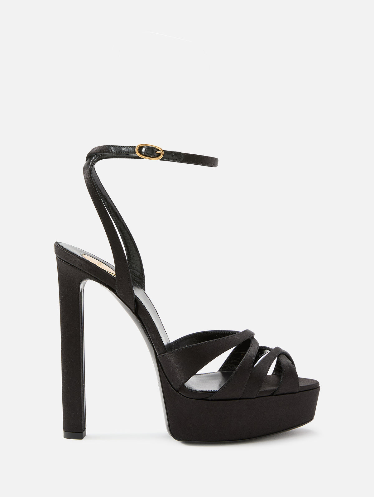 Chandelle Sandal,SAINT LAURENT,NOIR,Image 1