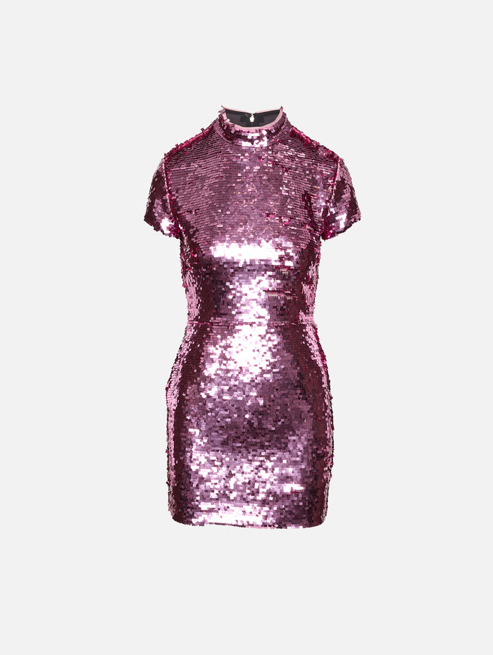 Iona Mini Dress,16ARLINGTON,FUSCHIA,Image 1