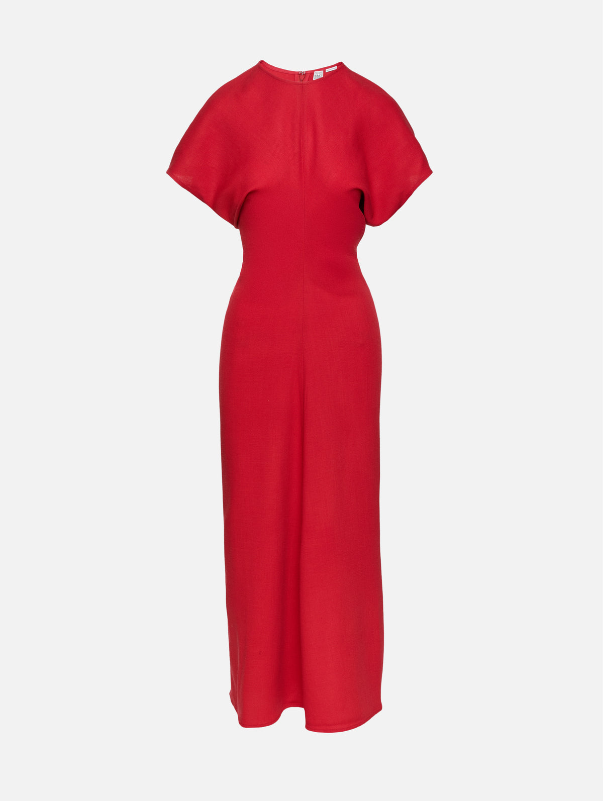 Slouch Waist Wool Dress,TOTÉME,POPPY,Image 1