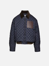 Short Jacket,LOEWE,DARK NAVY,Image 1