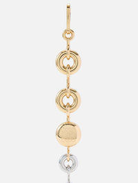 Bicolor Donut Chain Strap,LOEWE,SILVER/GOLD,Image 2