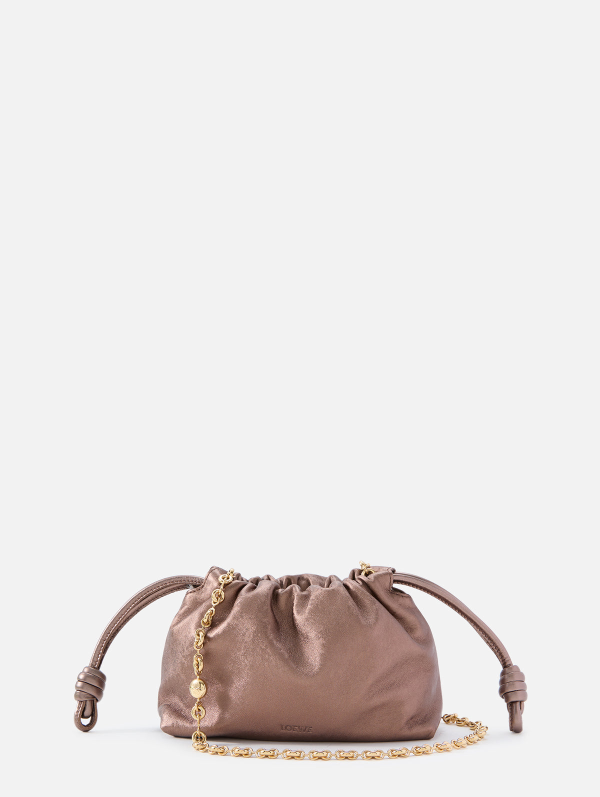 Mini Flamenco Purse,LOEWE,BRONZE,Image 1