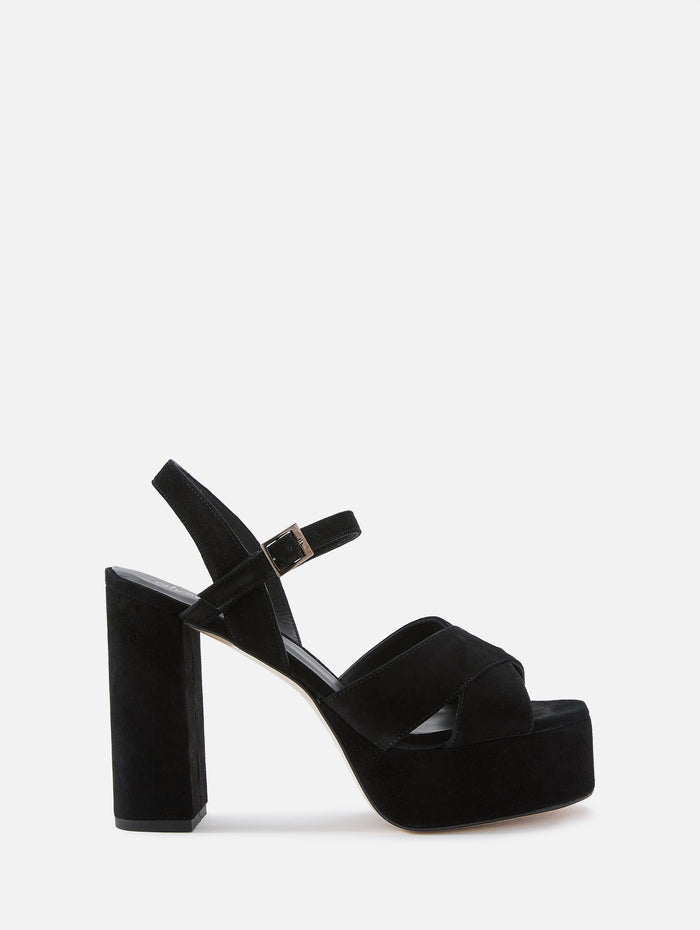 Pali Platform,ELYSEWALKER LABEL,BLACK SUEDE,Image 1