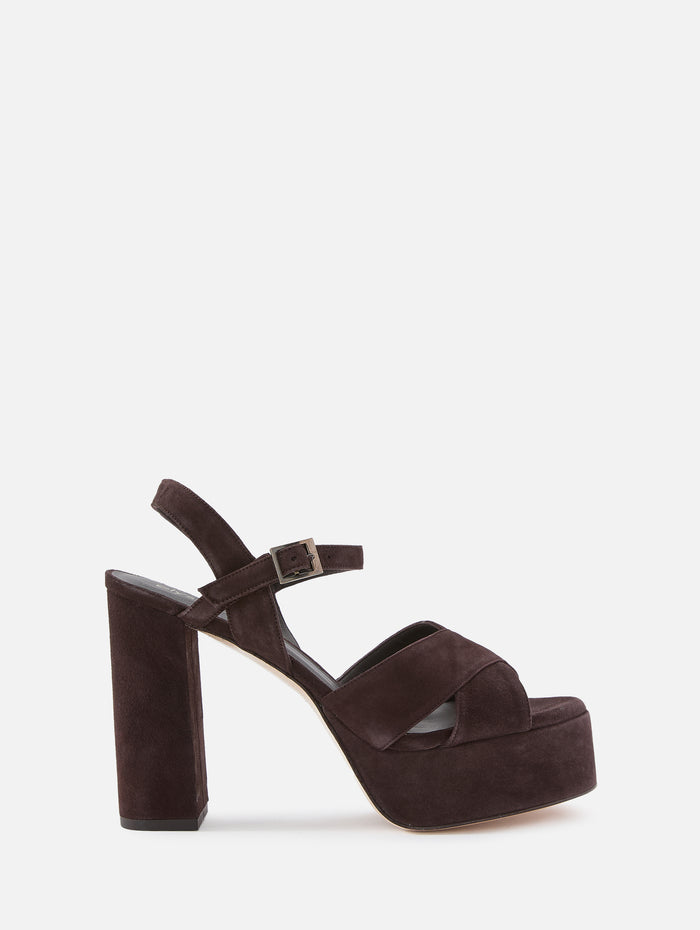 Pali Platform,ELYSEWALKER LABEL,CHOCOLATE SUEDE,Image 1