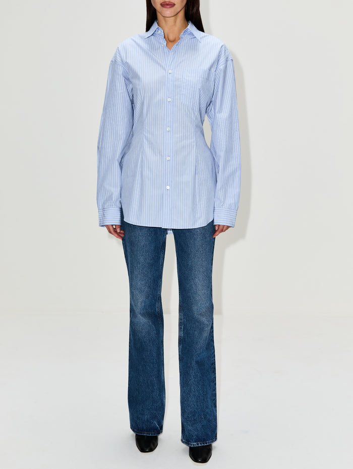 Cinch Shirt,AGOLDE,WEBB STRIPE,Image 1