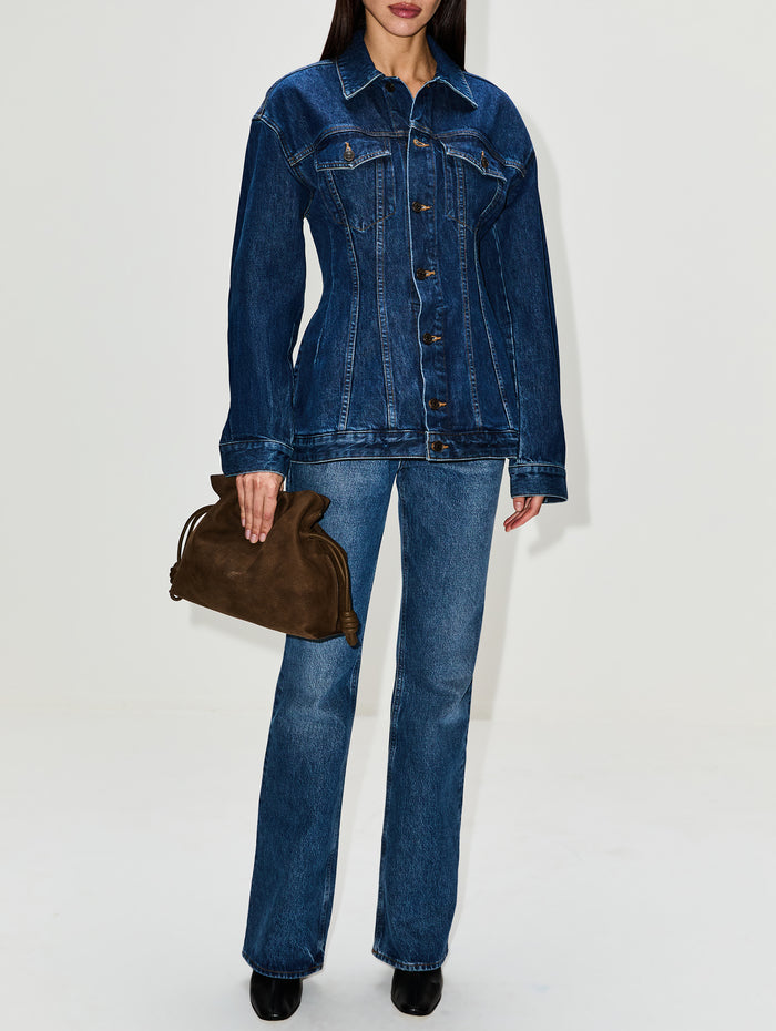 Medium Flamenco Clutch,LOEWE,TUNDRA,Image 1