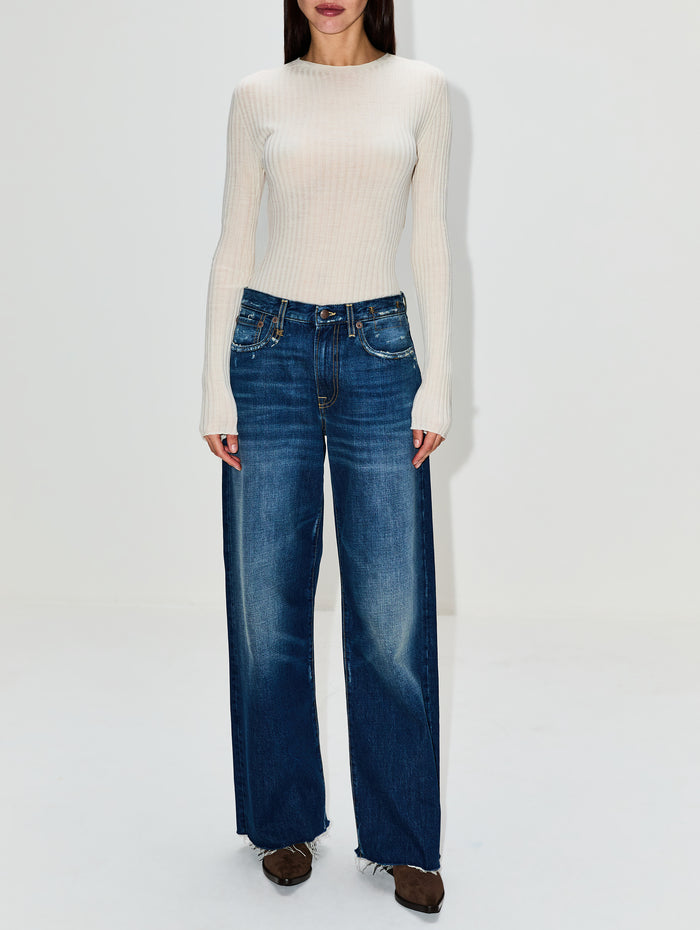 Darcy Loose Jean,R13,OASIS BLUE,Image 1