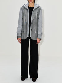 Deconstructed Hoodie Jacket,MONSE,GREY,Image 2