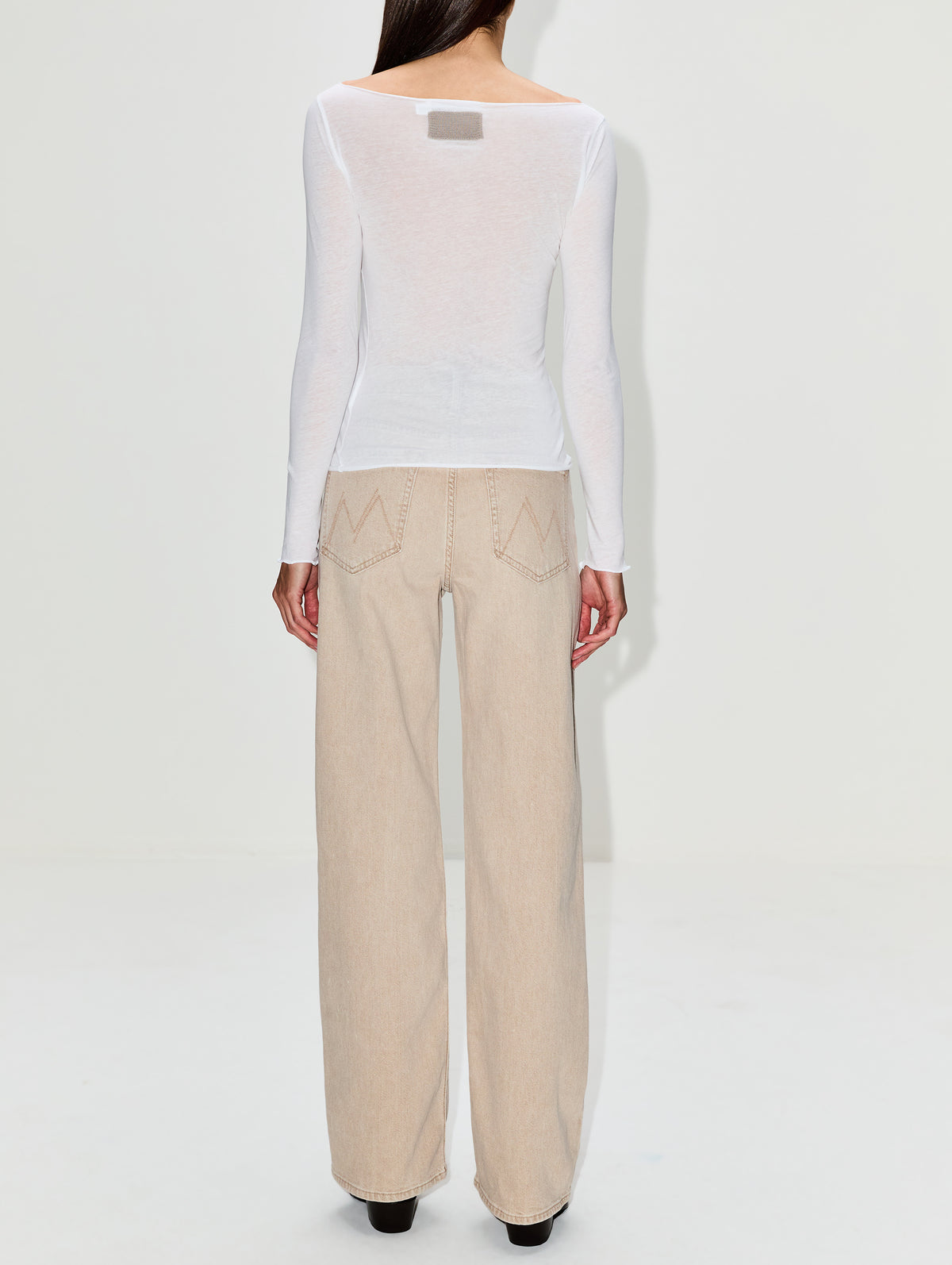 Dodger Sneak Jean,MOTHER,CARAMEL,Image 3