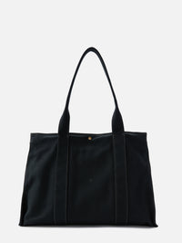 Sisal Shoulder Tote,THE ROW,BLACK,Image 3