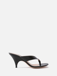 Vitello Sandal Heel,GIANVITO ROSSI,NERO BLACK,Image 1