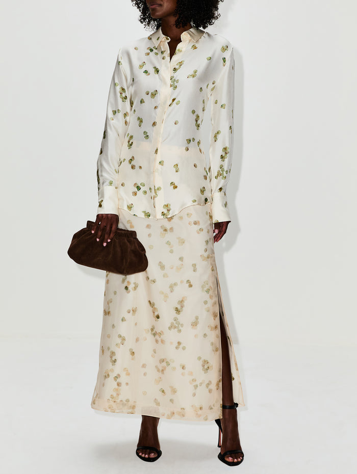 Linnie Skirt,ALTUZARRA,IVORY PETALS,Image 1