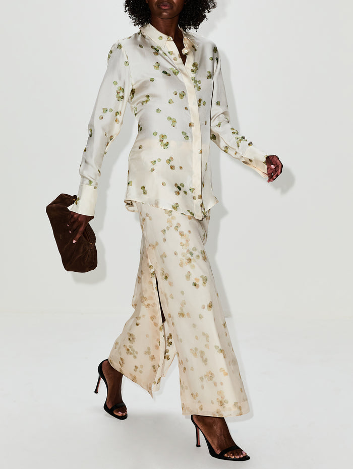 Linnie Skirt,ALTUZARRA,IVORY PETALS,Image 1