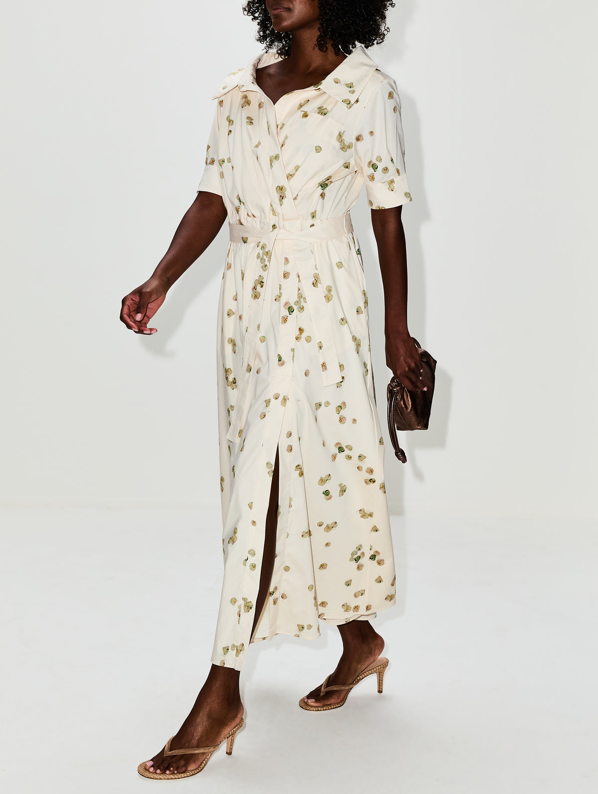 Lydia Dress,ALTUZARRA,IVORY ALLOVER PETALS,Image 3